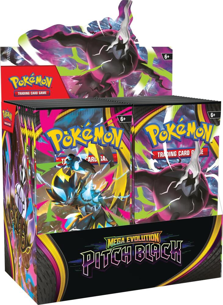 Mega Evolution: Pitch Black Booster Box, 36 packs