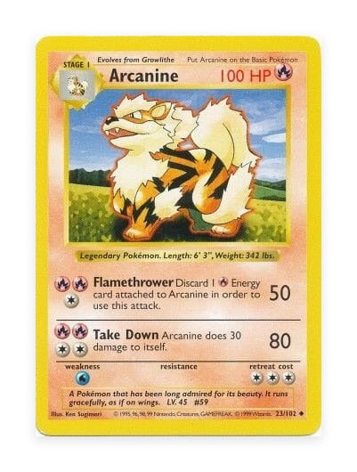 Arcanine Base Set #23/102