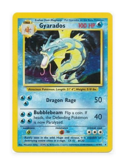 Gyarados Base Set #6/102