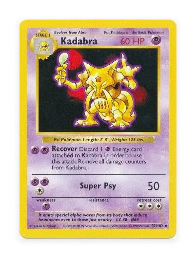 Kadabra Base Set #32/102