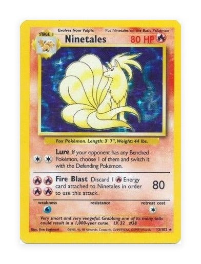 Ninetales Base Set #12/102