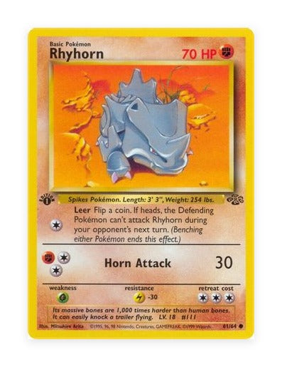 Rhyhorn Jungle #61/64
