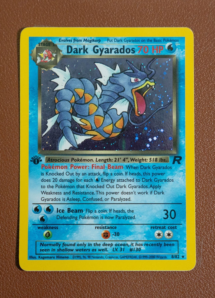 Dark Gyarados Team Rocket #8/82 - front